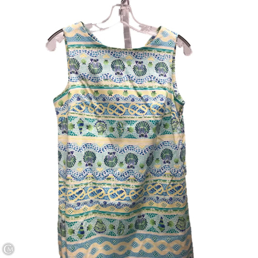 Dress Casual Midi By Talbots In Multi-colored, Size: 4p