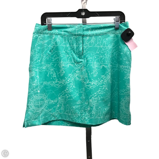 Skirt Mini & Short By Izod In Teal, Size: 4