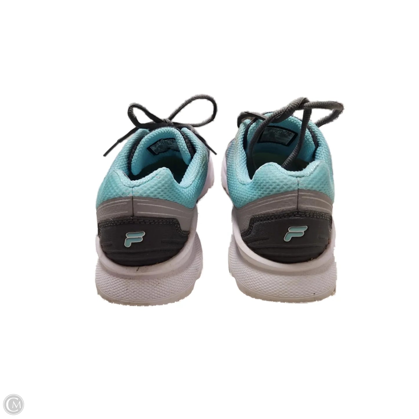 Shoes Athletic By Fila In Blue & Grey, Size: 9
