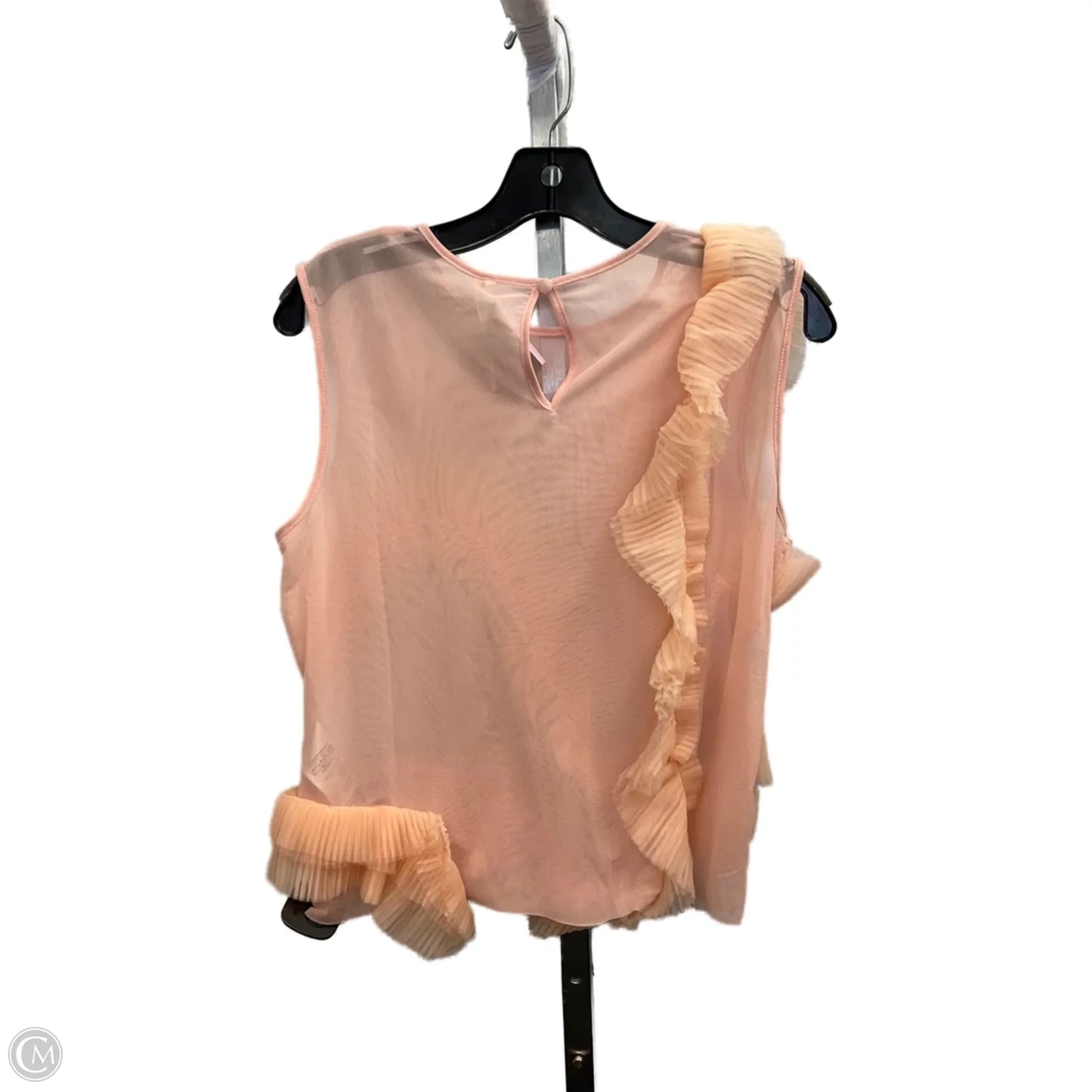 Top Sleeveless By Anthropologie In Pink, Size: S