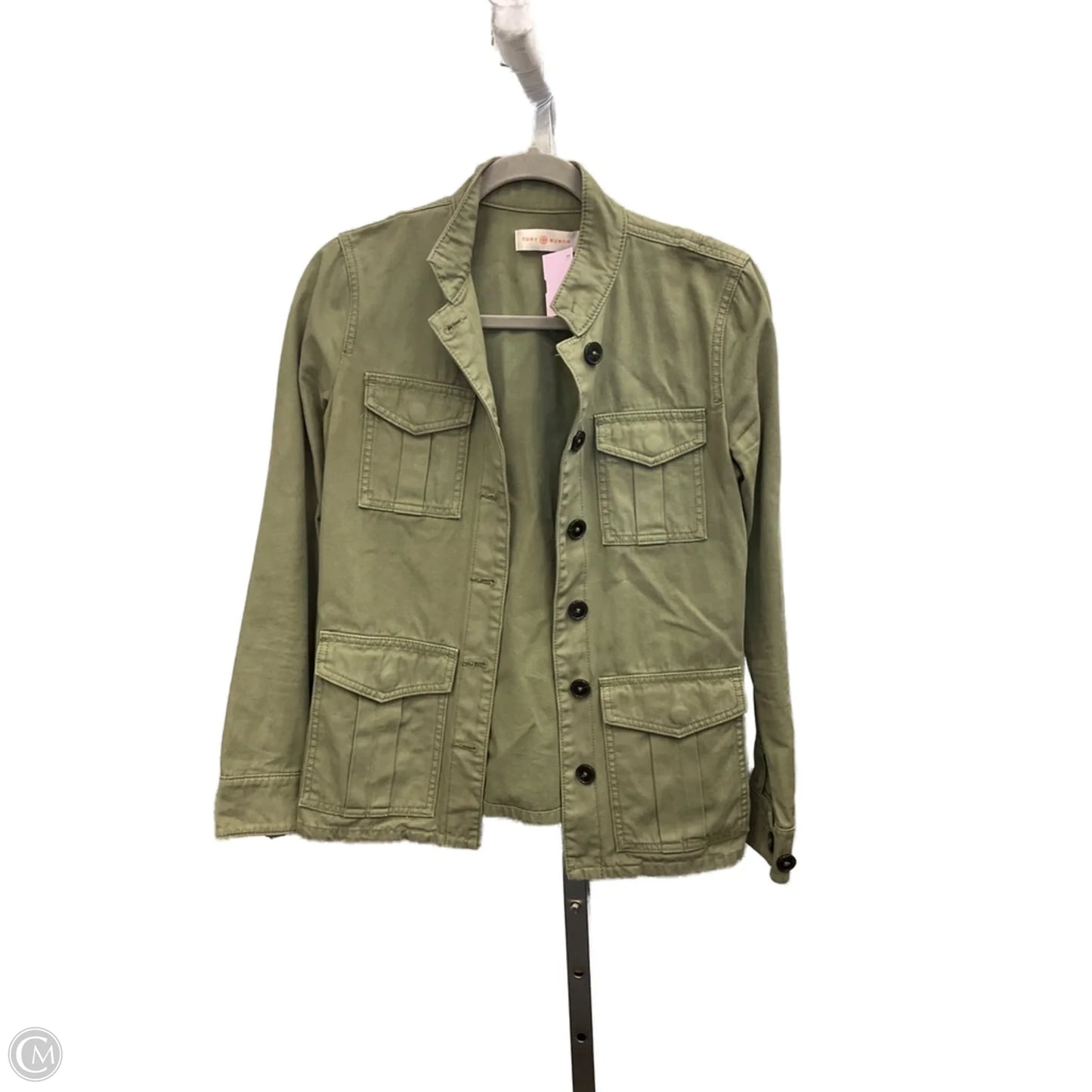 Jacket Designer By Tory Burch In Green, Size: Xs