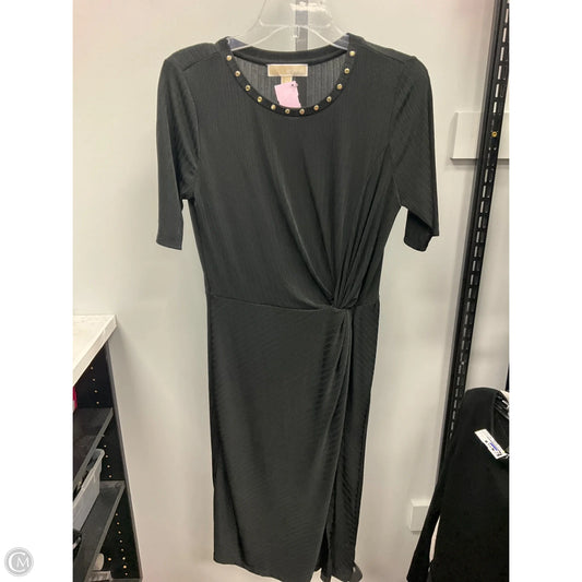 Dress Casual Midi By Michael By Michael Kors In Black, Size: M