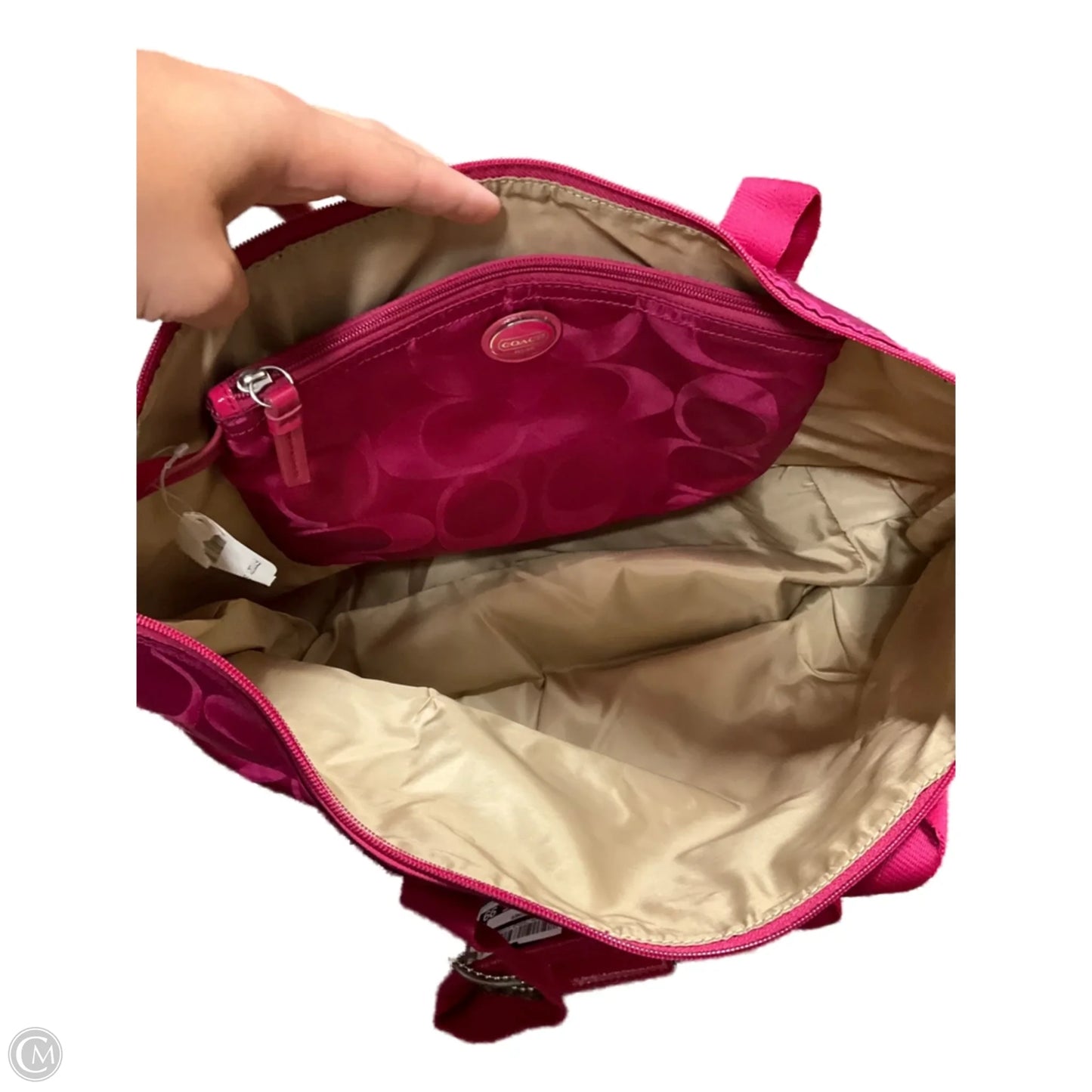 Handbag Designer By Coach, Size: Medium