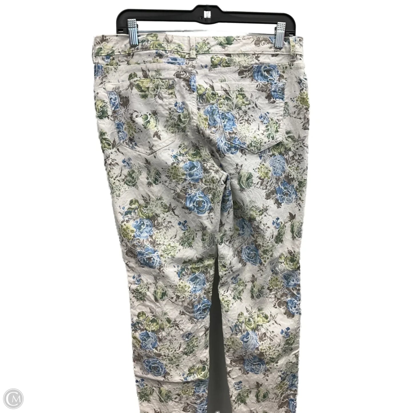 Jeans Skinny By Charter Club In Floral Print, Size: 12p