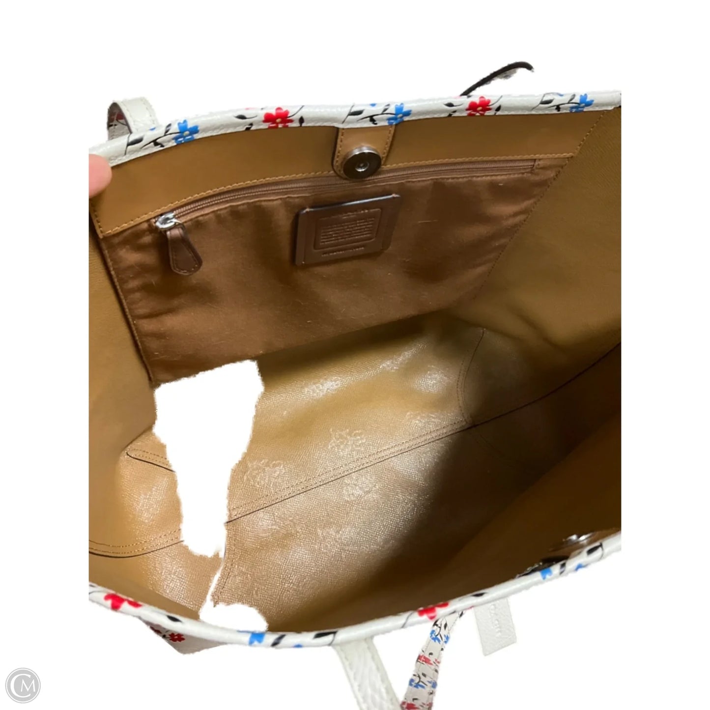Tote Designer By Coach, Size: Large