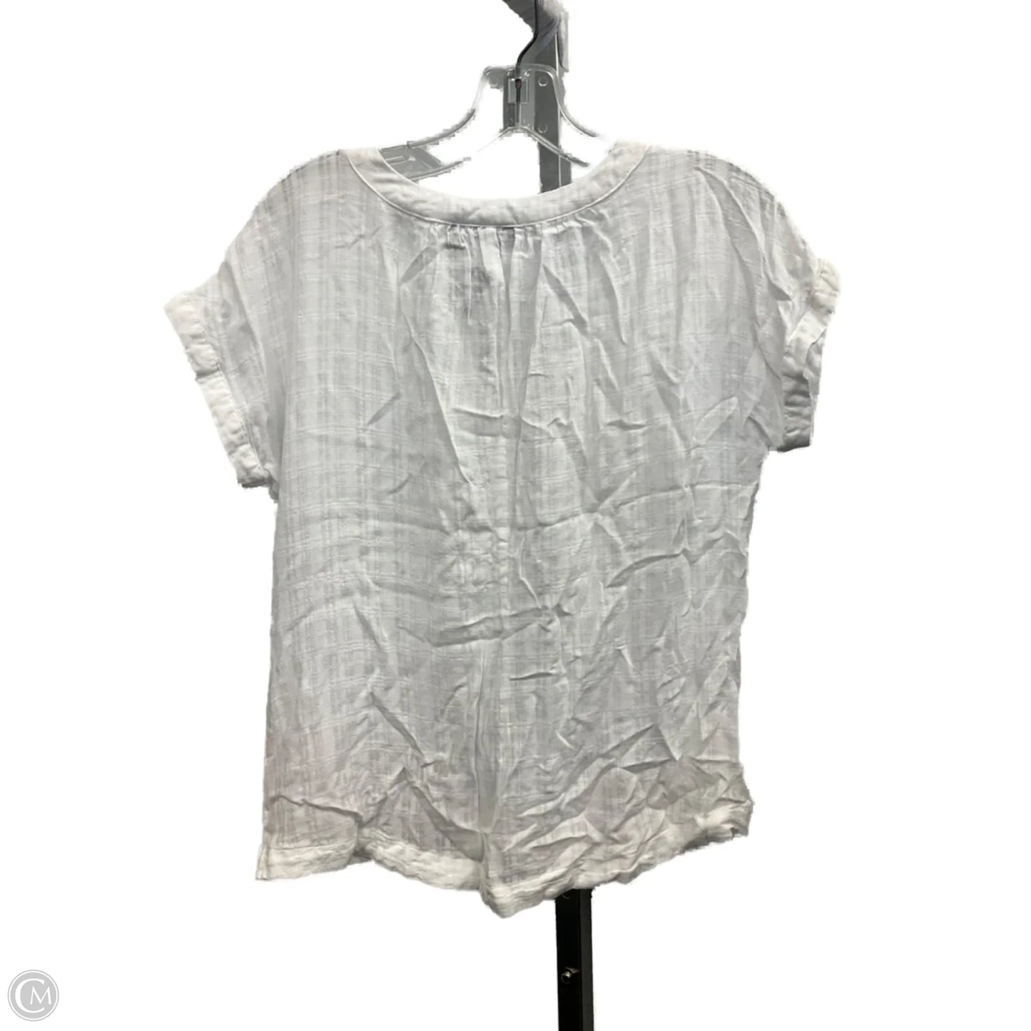 Top Short Sleeve By Ana In White, Size: Sp