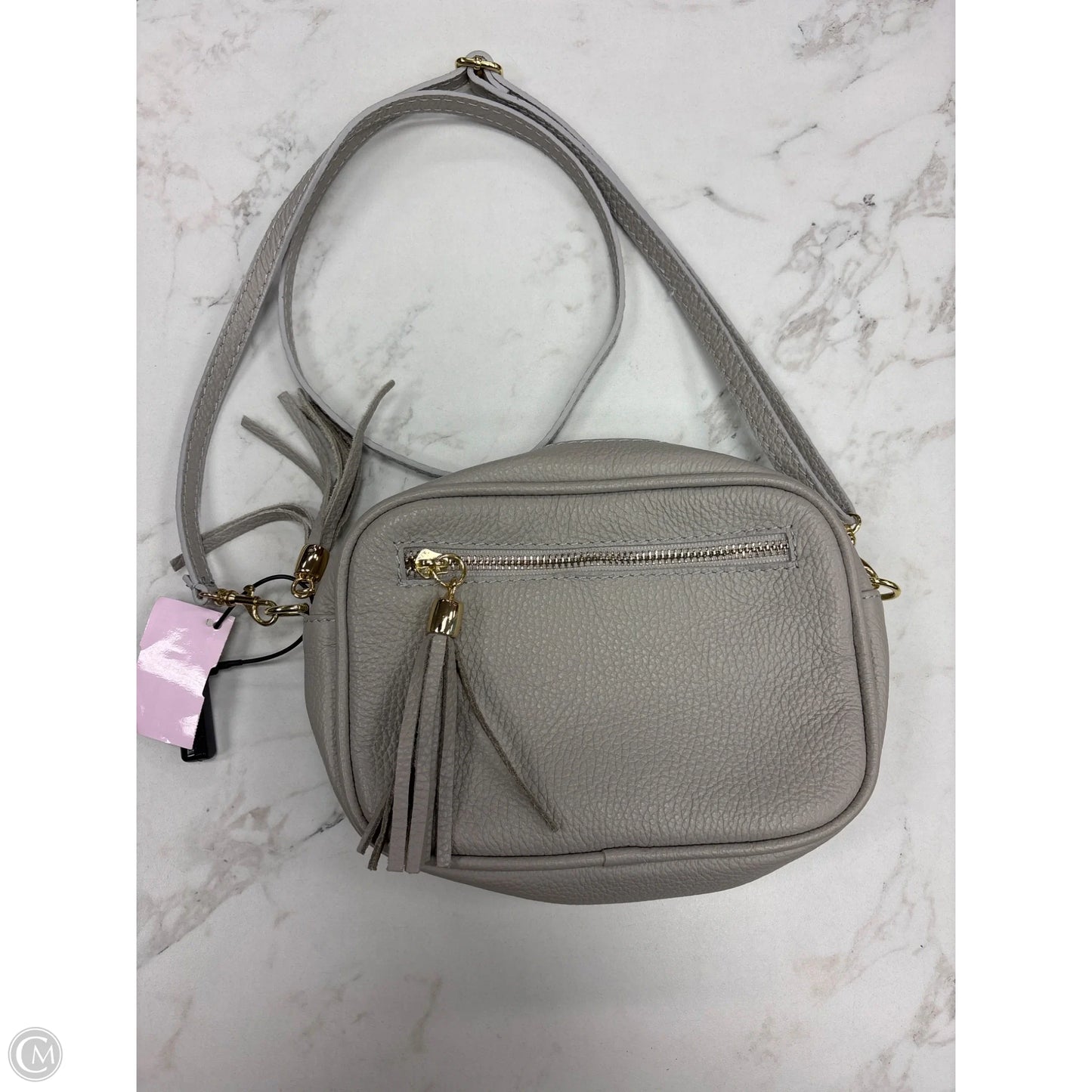 Crossbody Leather By Clothes Mentor, Size: Small
