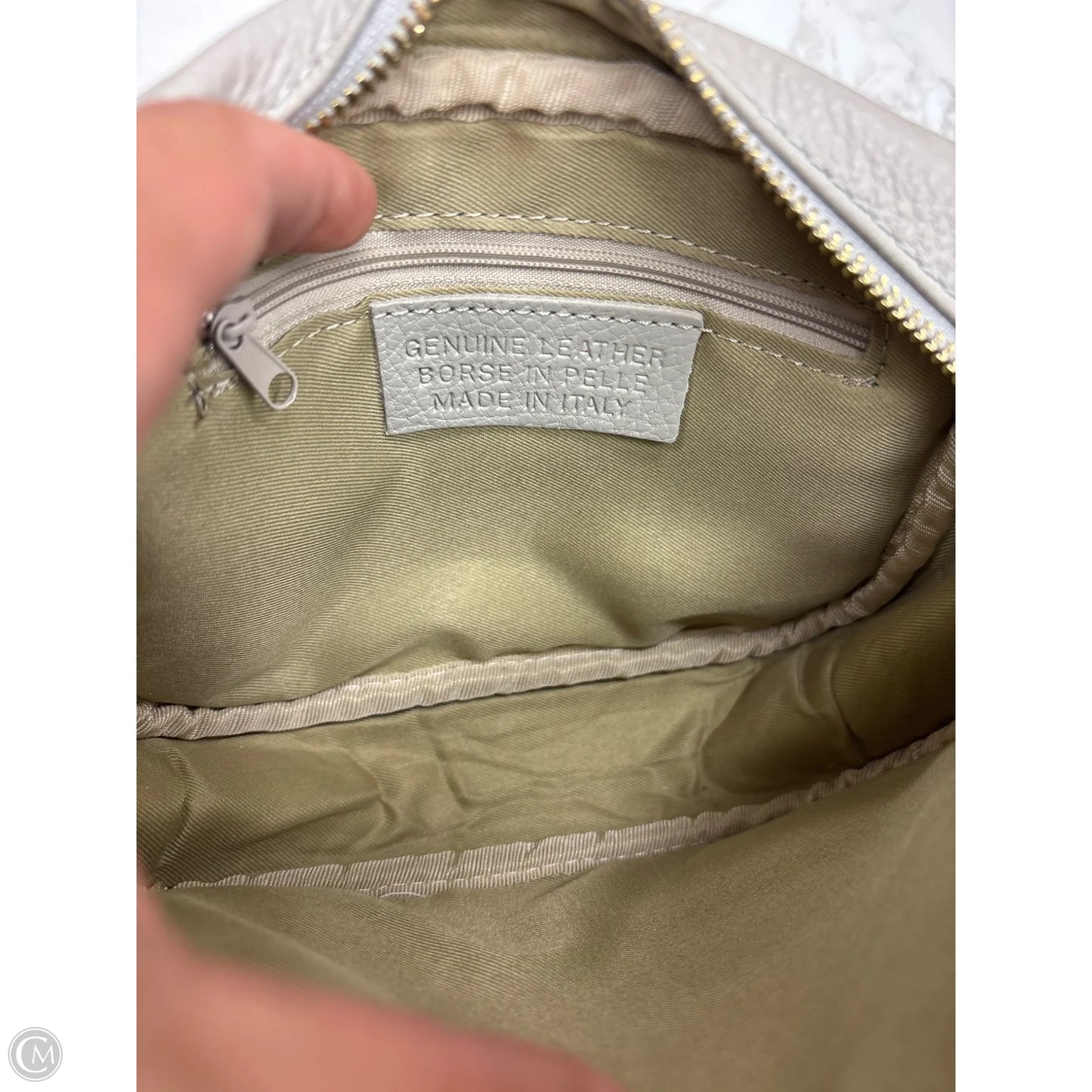 Crossbody Leather By Clothes Mentor, Size: Small