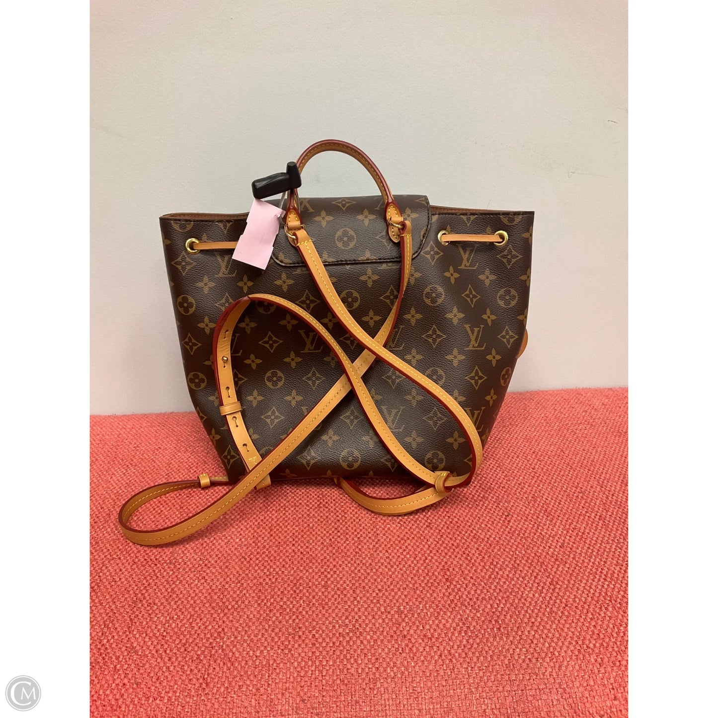Backpack Luxury Designer By Louis Vuitton, Size: Medium
