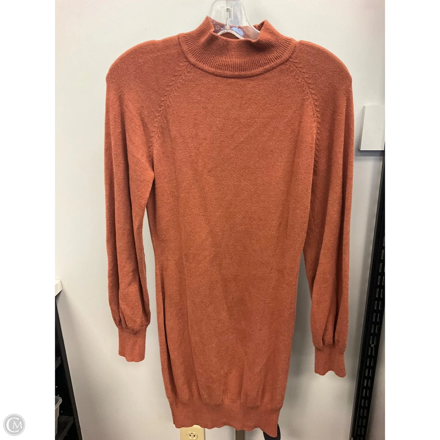 Dress Sweater By Clothes Mentor In Orange, Size: M