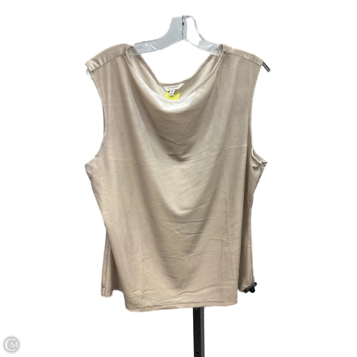 Top Sleeveless By Banana Republic In Cream, Size: Xl