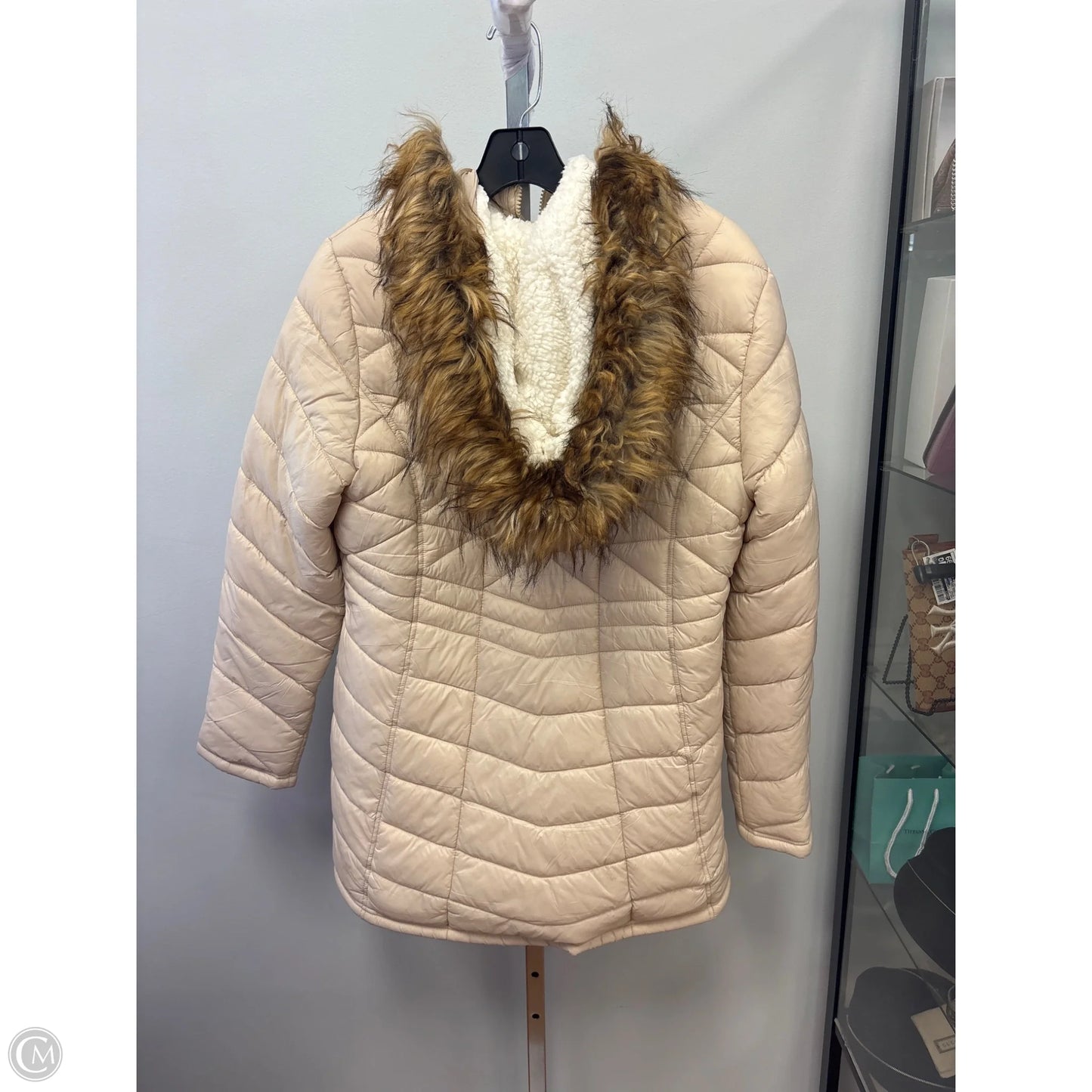 Coat Puffer & Quilted By Bebe In Pink, Size: M