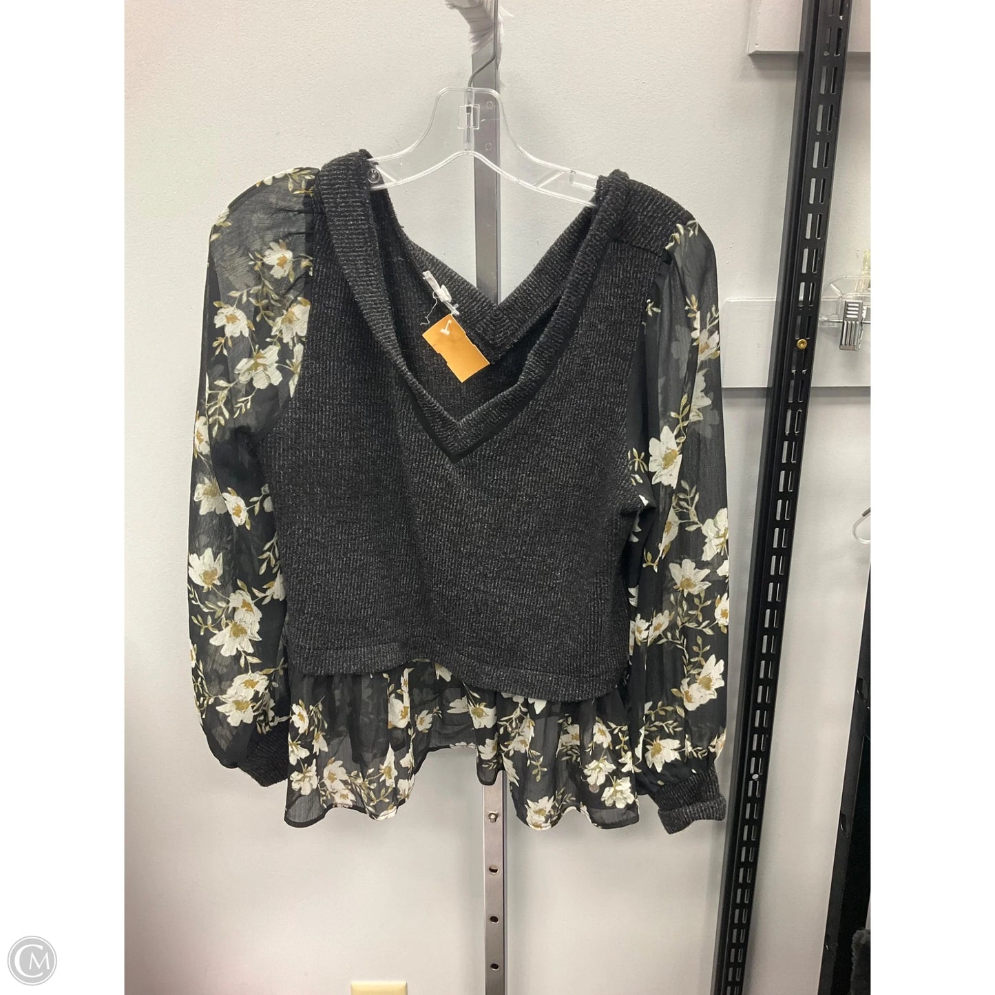 Top Long Sleeve By Maurices In Black, Size: S