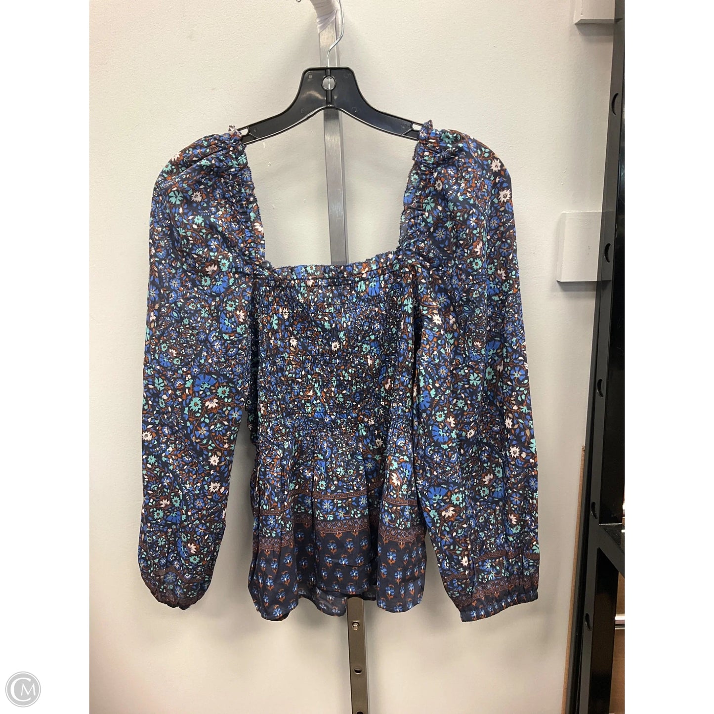 Top Long Sleeve By Vineyard Vines In Blue, Size: M