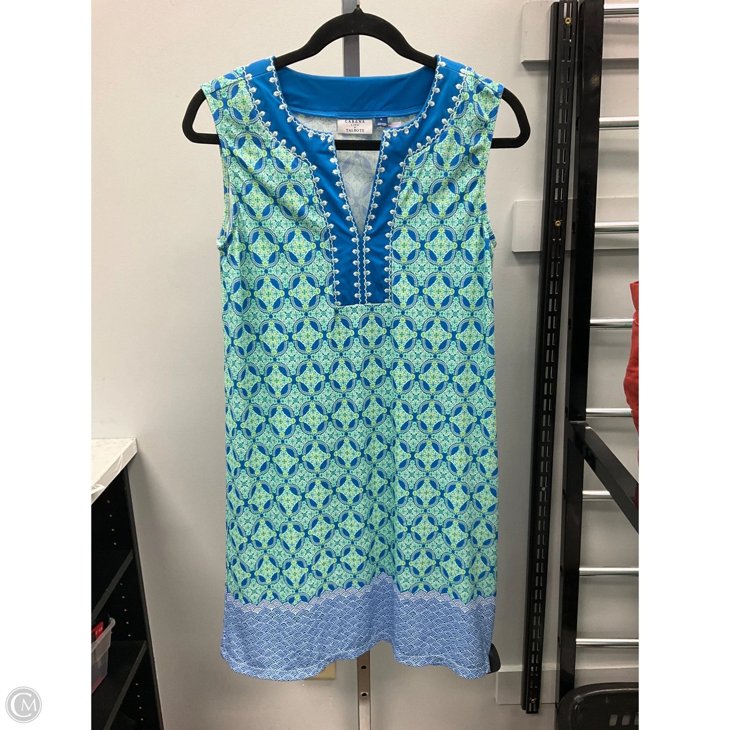 Dress Casual Short By Talbots In Blue & Green, Size: S