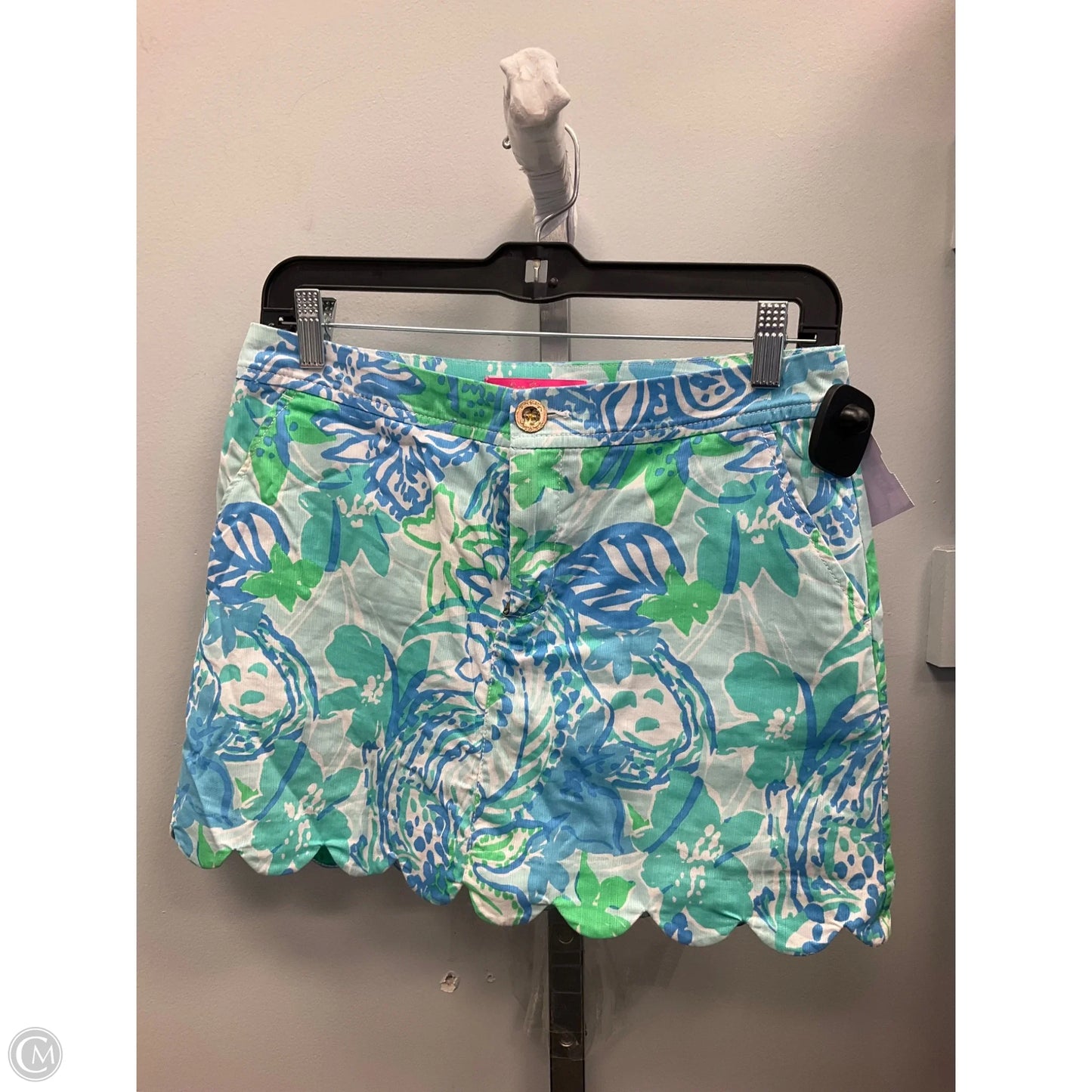 Shorts Designer By Lilly Pulitzer In Blue & Green, Size: 2