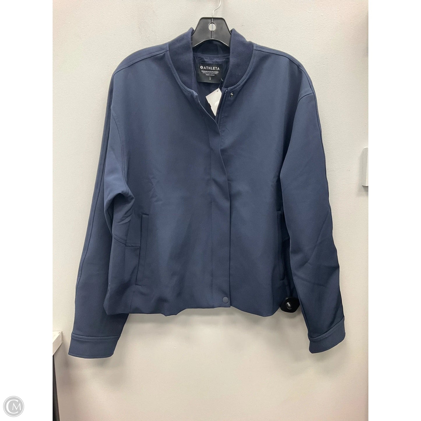 Athletic Jacket By Athleta In Navy, Size: L