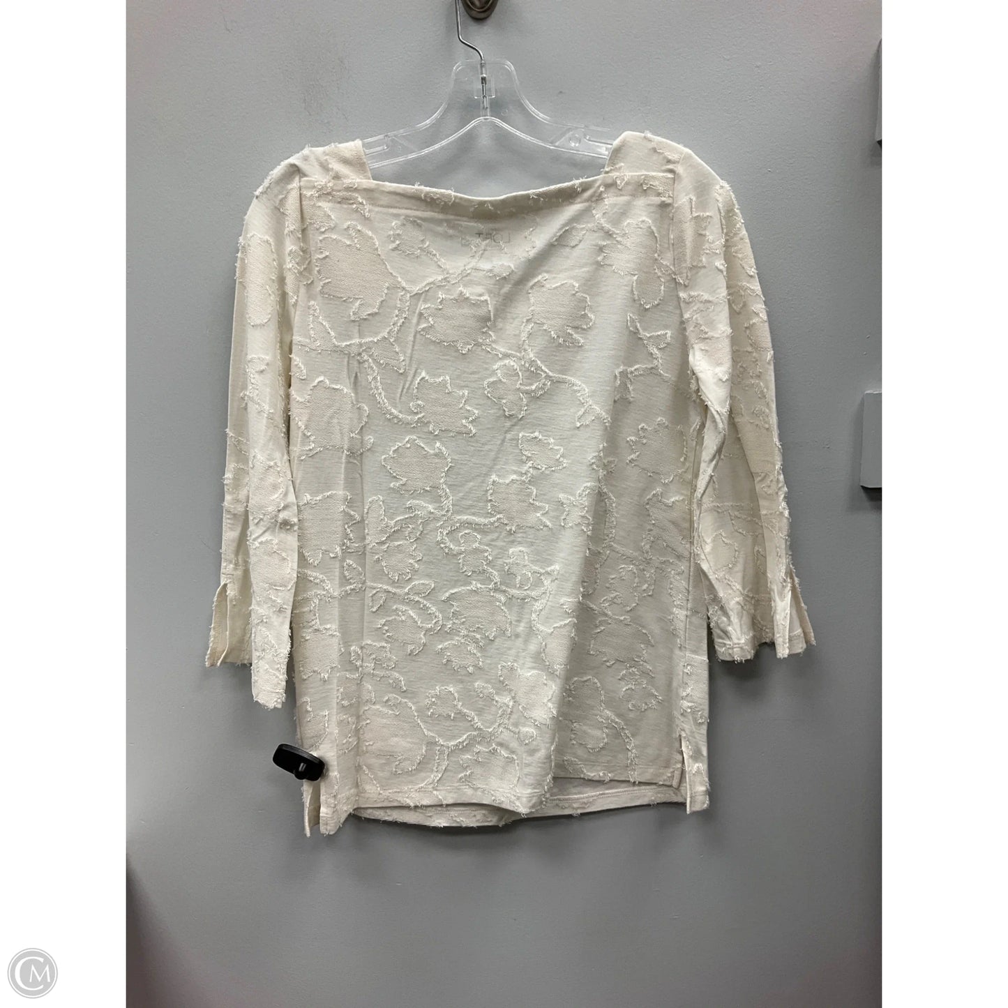 Top Long Sleeve By Loft In Cream, Size: Xs
