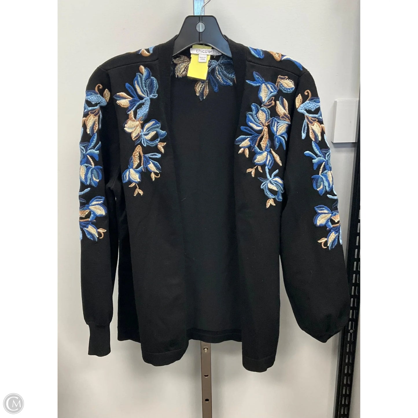 Cardigan By Chicos In Black, Size: M