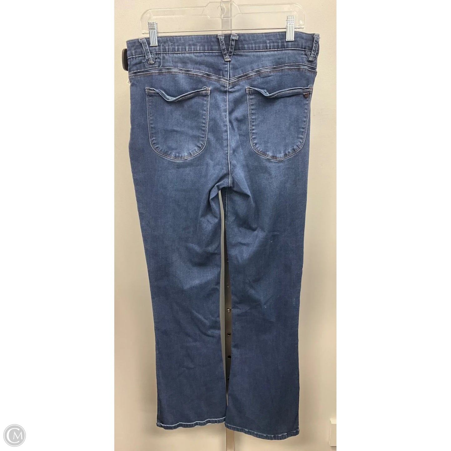 Jeans Flared By Wit & Wisdom In Blue Denim, Size: 12