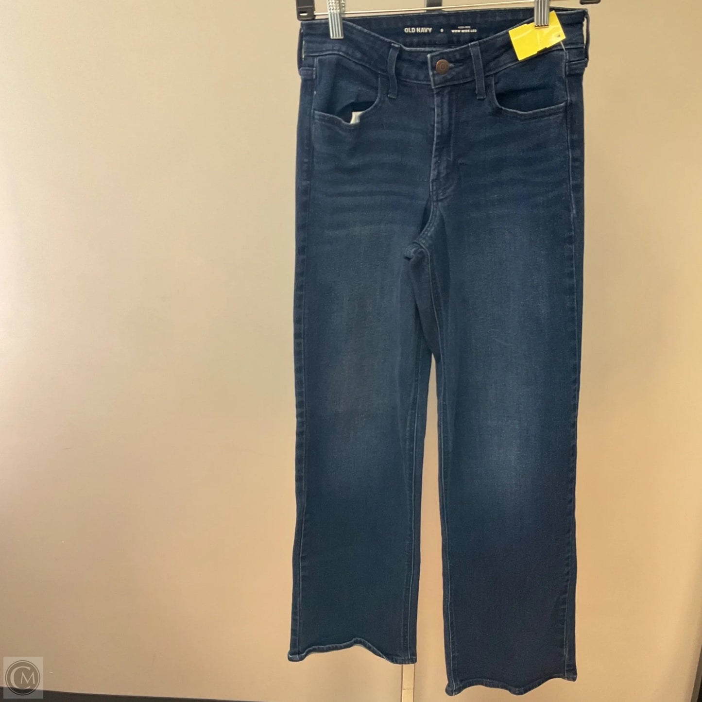 Jeans Wide Leg By Old Navy In Blue Denim, Size: 0