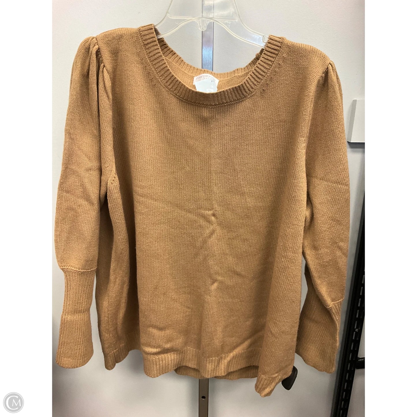 Sweater By Clothes Mentor In Tan, Size: 3x