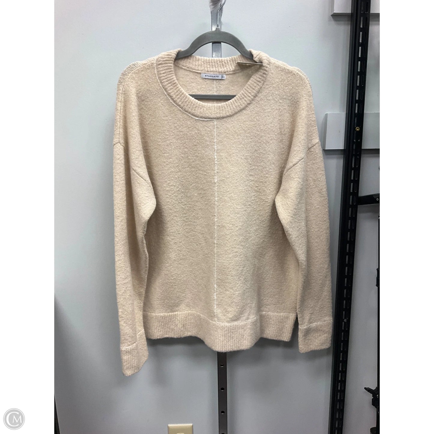 Sweater By Staccato In Beige, Size: L