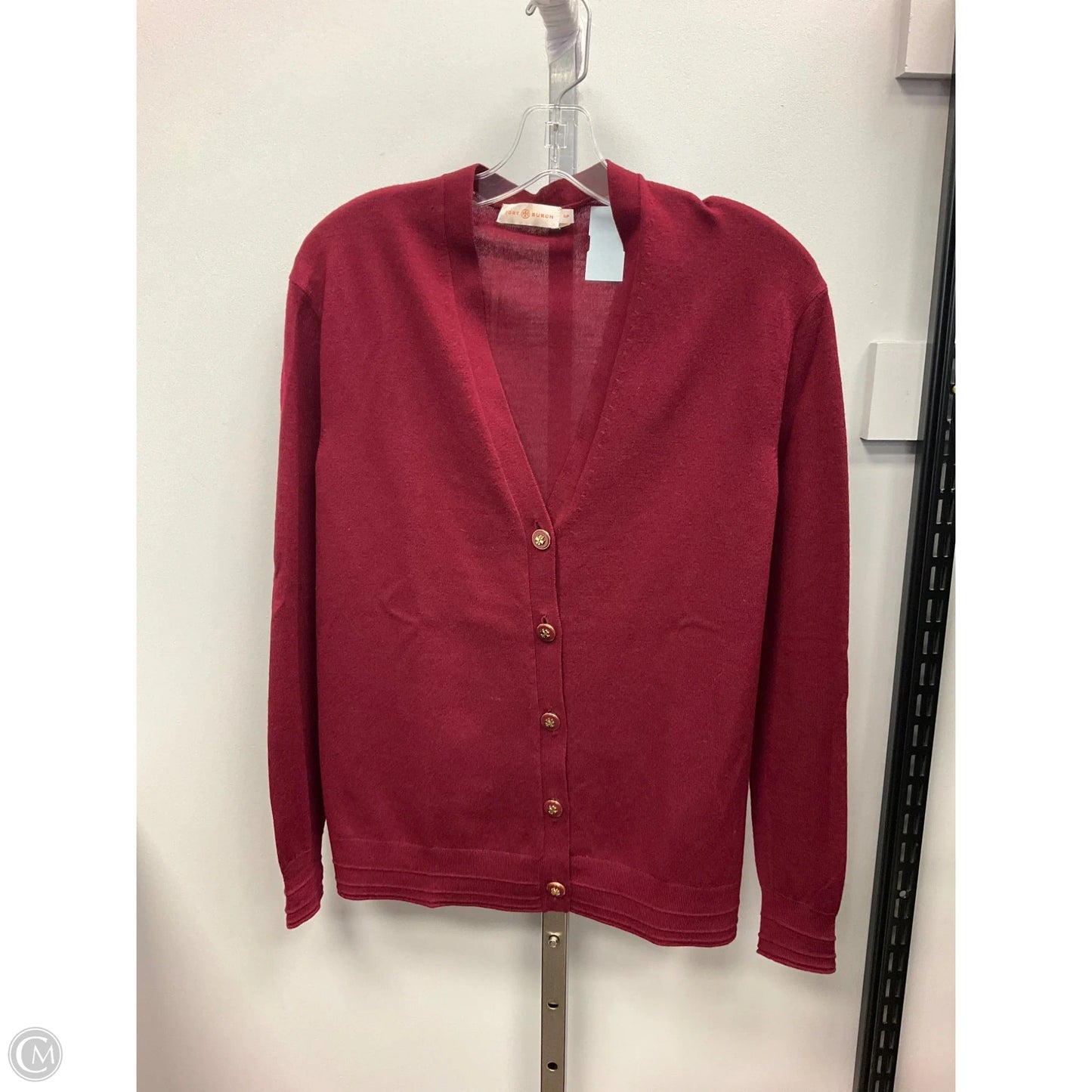 Cardigan Designer By Tory Burch In Red, Size: S