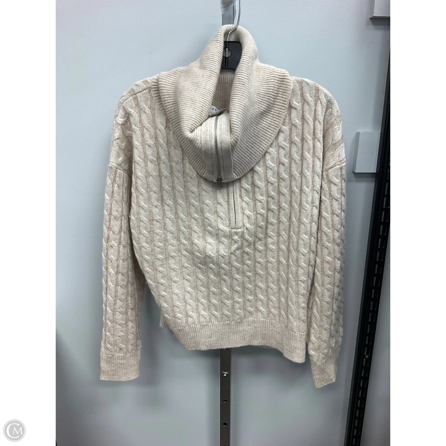 Sweater By Frame In Beige, Size: M