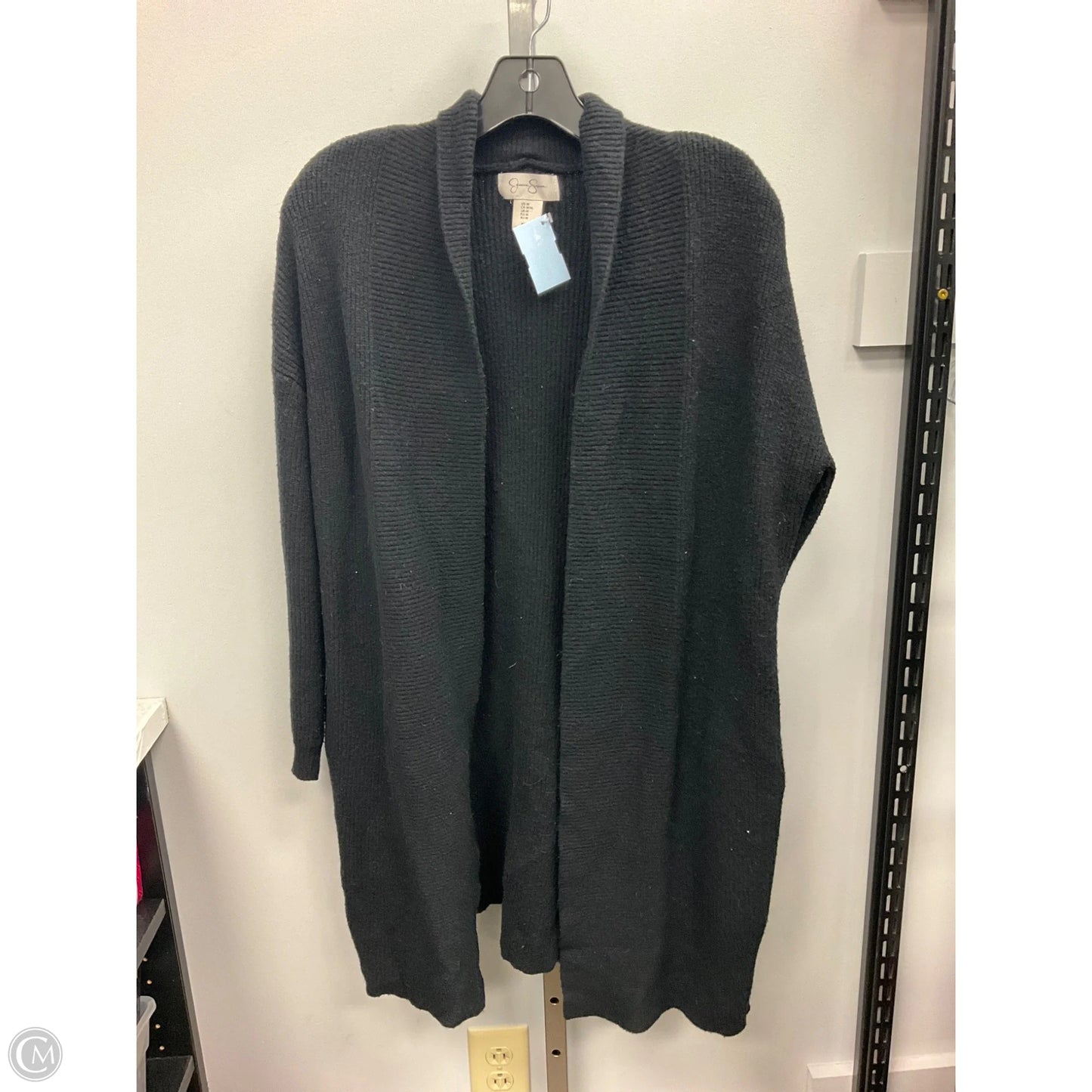Sweater Cardigan By Jessica Simpson In Black, Size: M