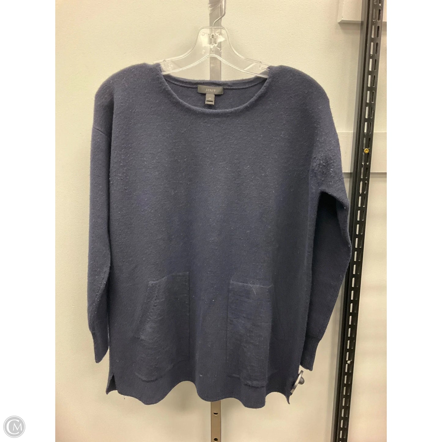 Top Long Sleeve By J. Crew In Navy, Size: M