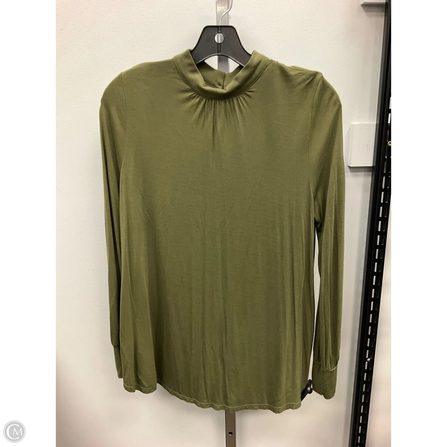Top Long Sleeve By Loft In Green, Size: Mp