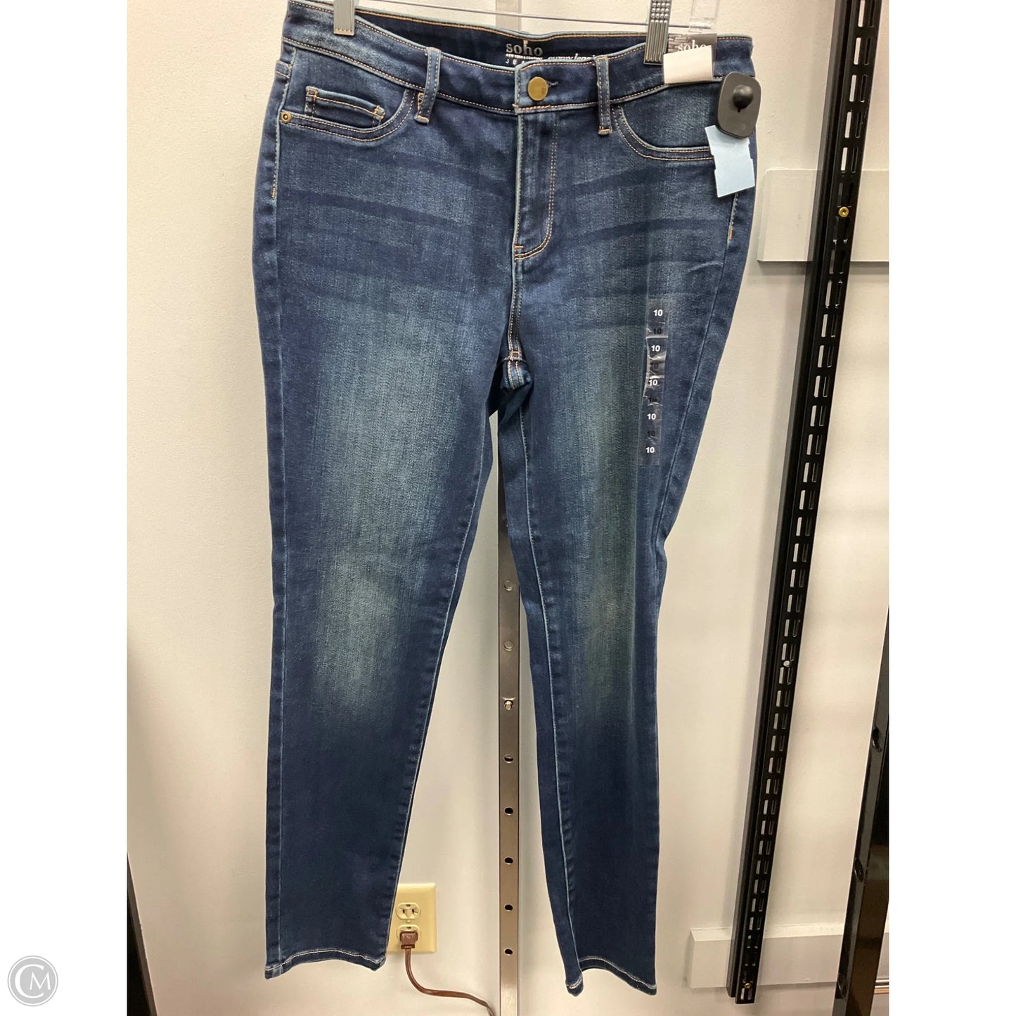 Jeans Jeggings By New York And Co In Blue Denim, Size: 10