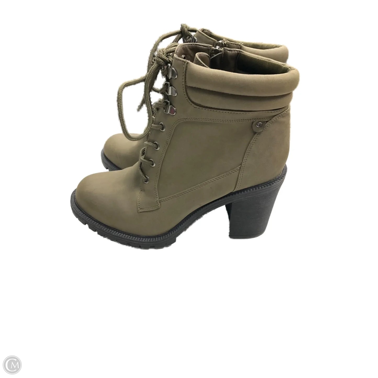 Boots Combat By Torrid In Green, Size: 10.5