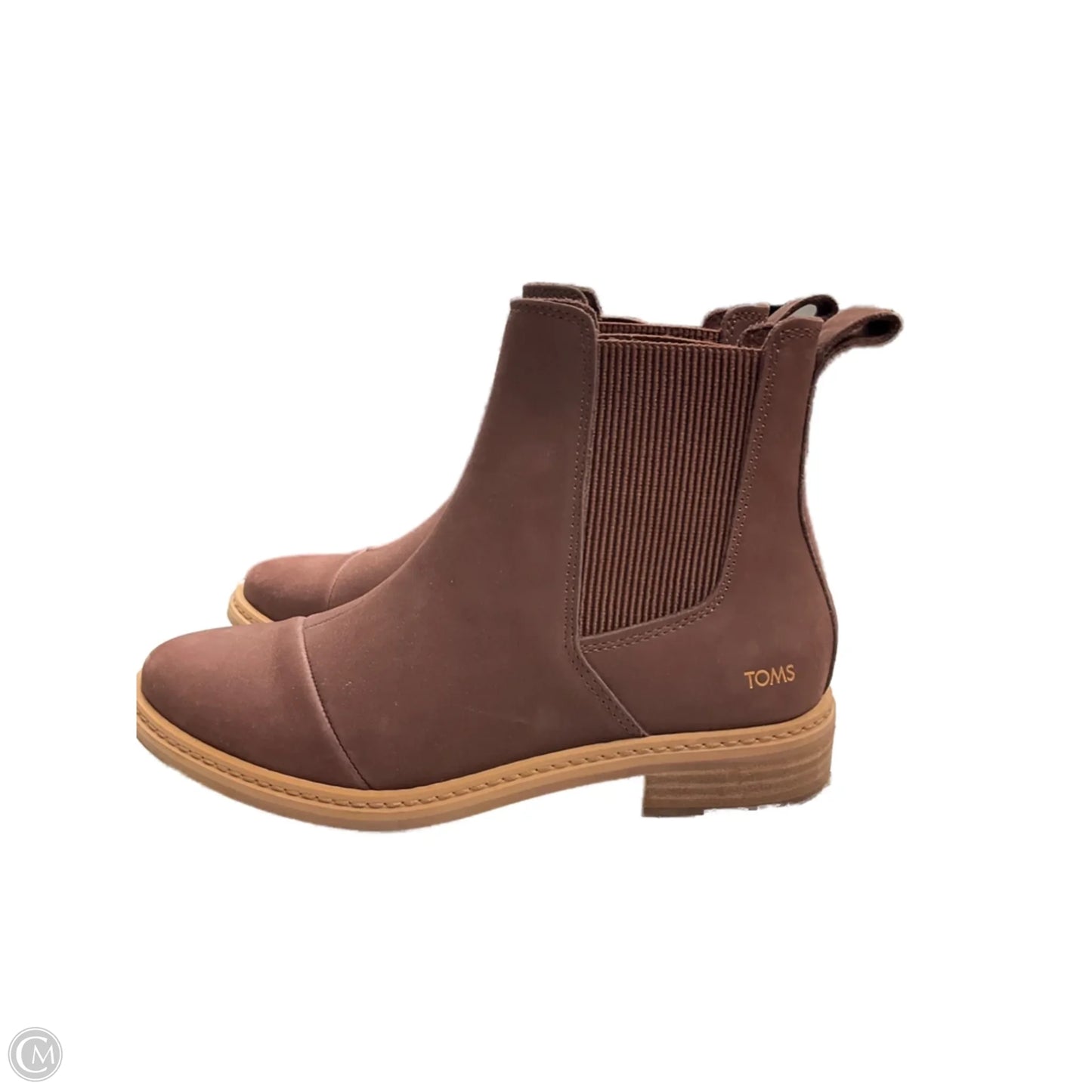 Boots Ankle Flats By Toms In Brown, Size: 7