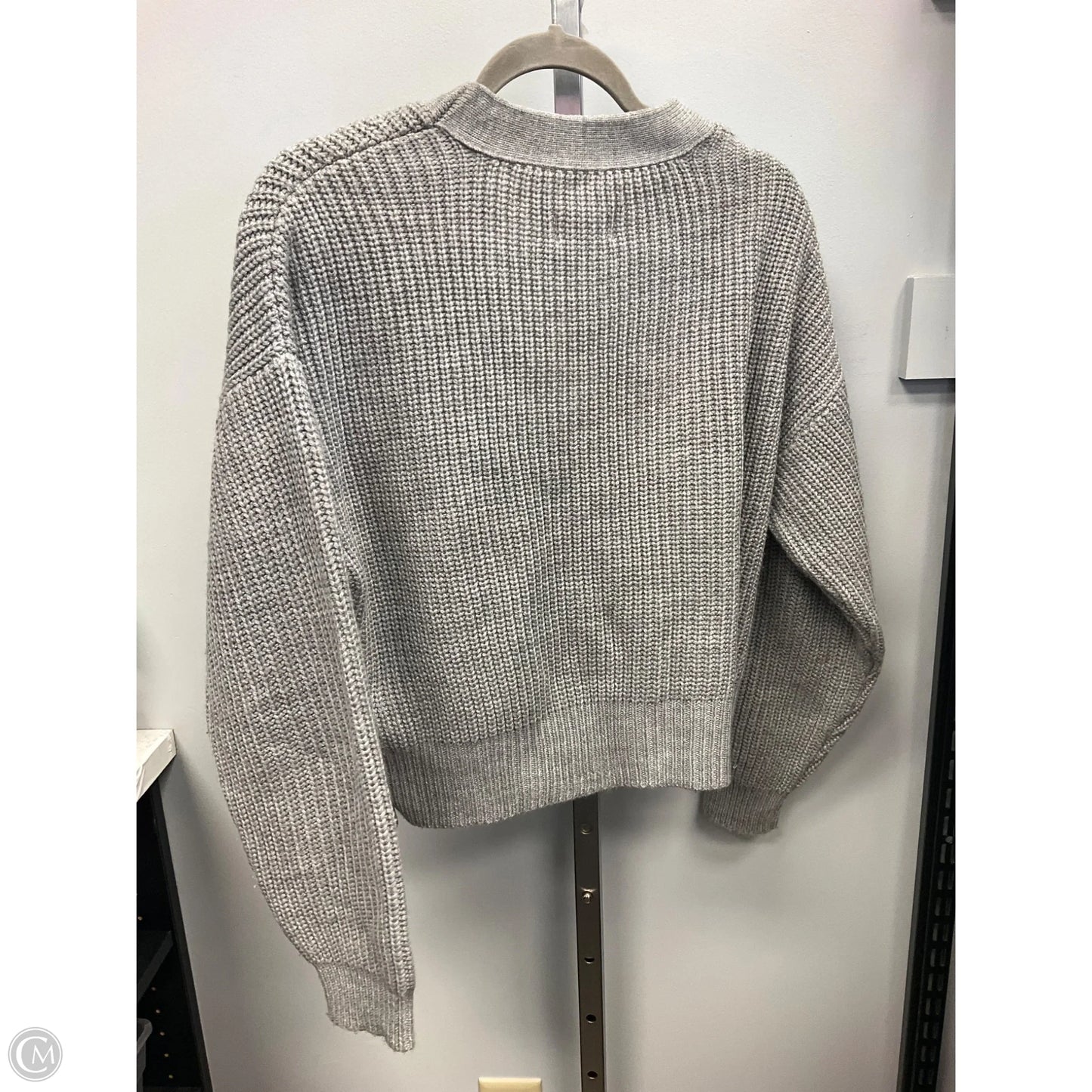 Sweater Cardigan By Maeve In Grey, Size: S