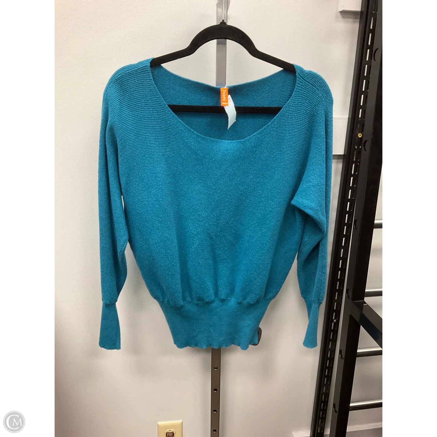 Sweater By Clothes Mentor In Teal, Size: M