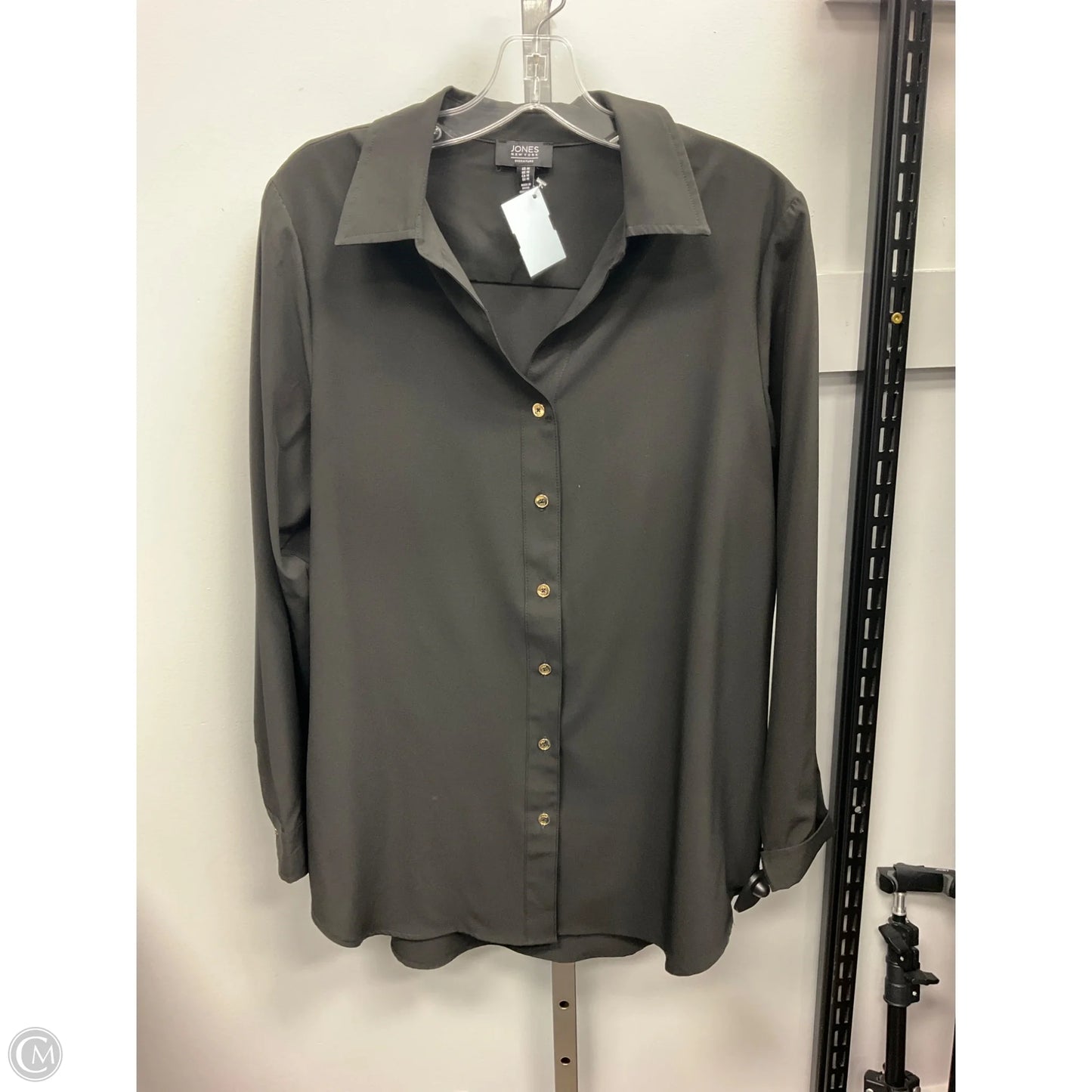 Blouse Long Sleeve By Jones New York In Black, Size: M