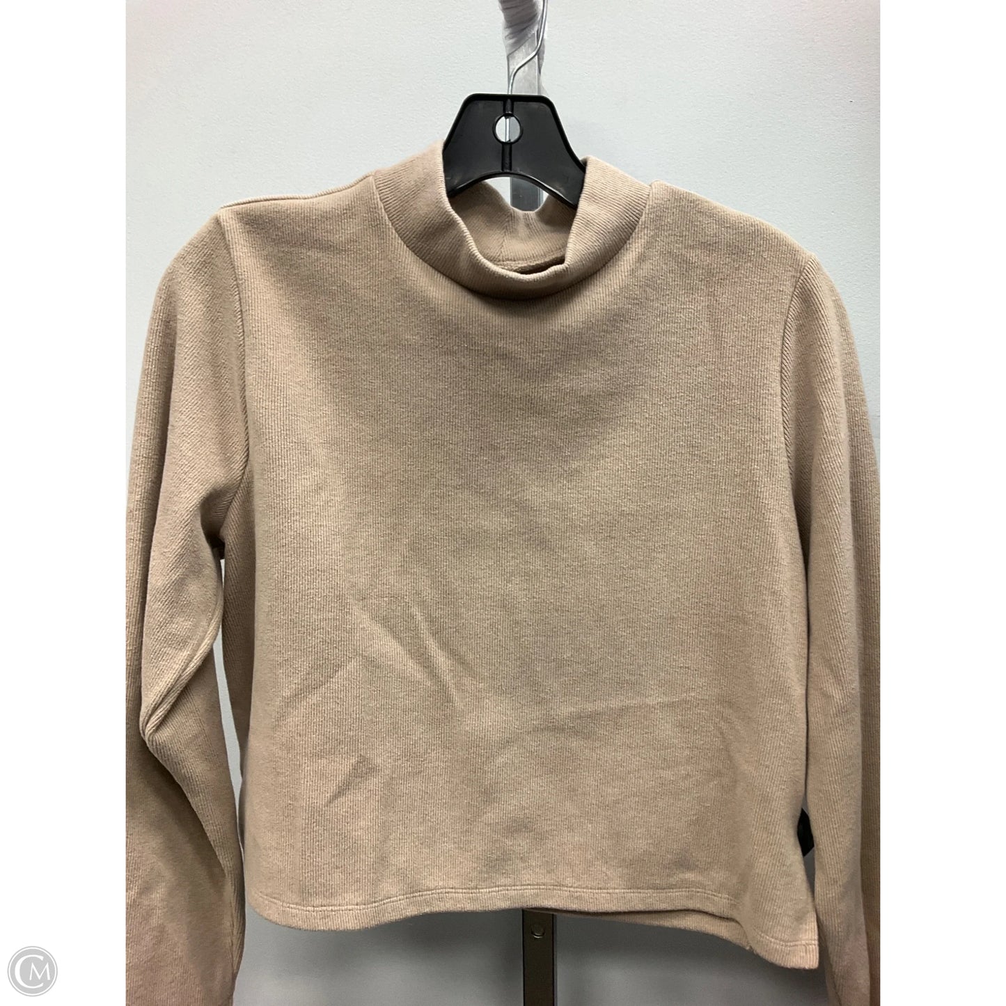 Top Long Sleeve By Old Navy In Tan, Size: M