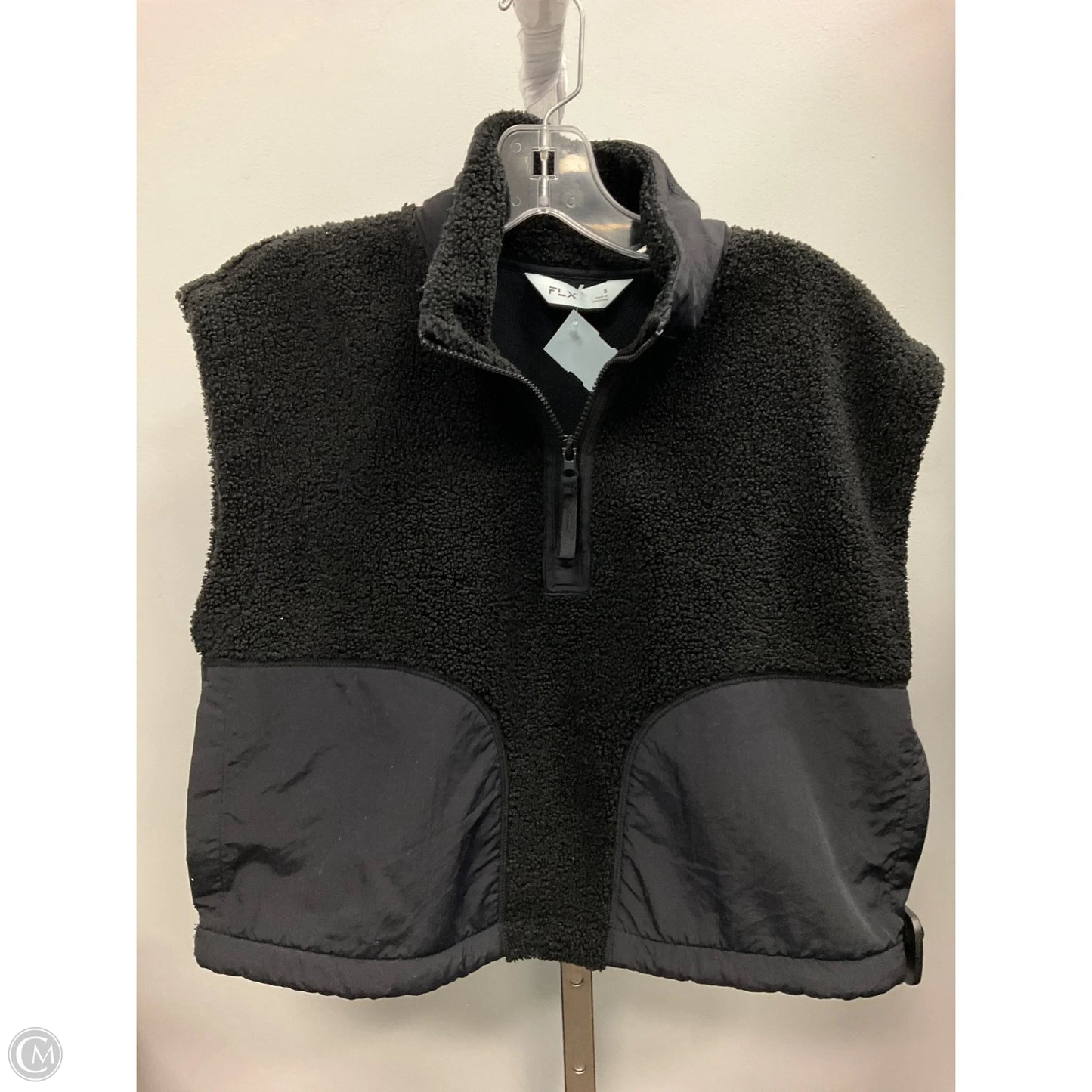 Vest Fleece By Flx In Black, Size: S