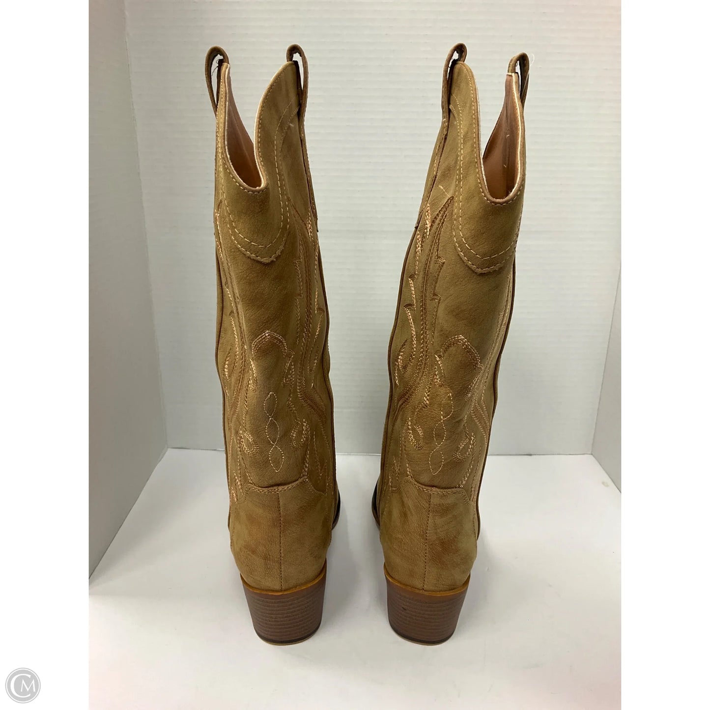Boots Western By Clothes Mentor In Tan, Size: 8
