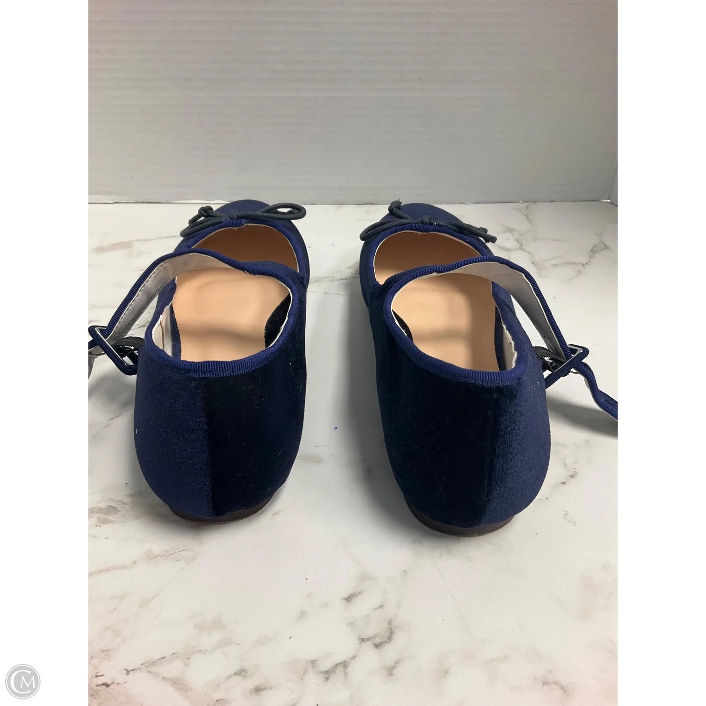 Shoes Flats By Clothes Mentor In Navy, Size: 8