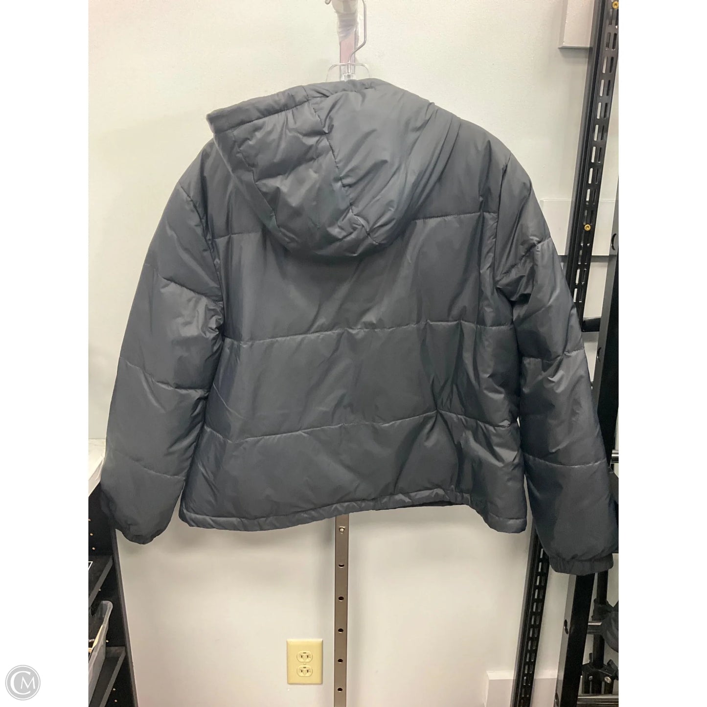 Jacket Puffer & Quilted By Madewell In Black, Size: L