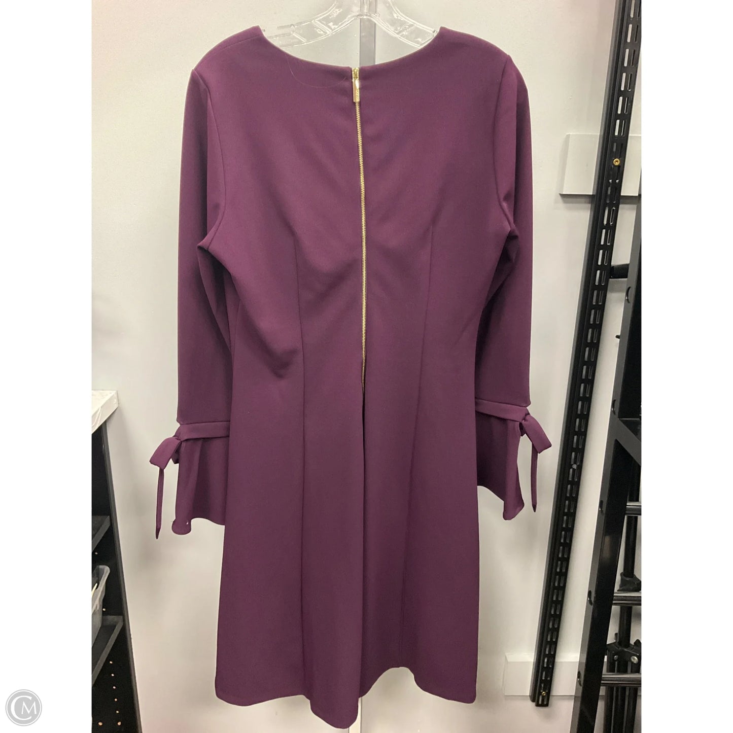 Dress Party Short By Calvin Klein In Purple, Size: 10