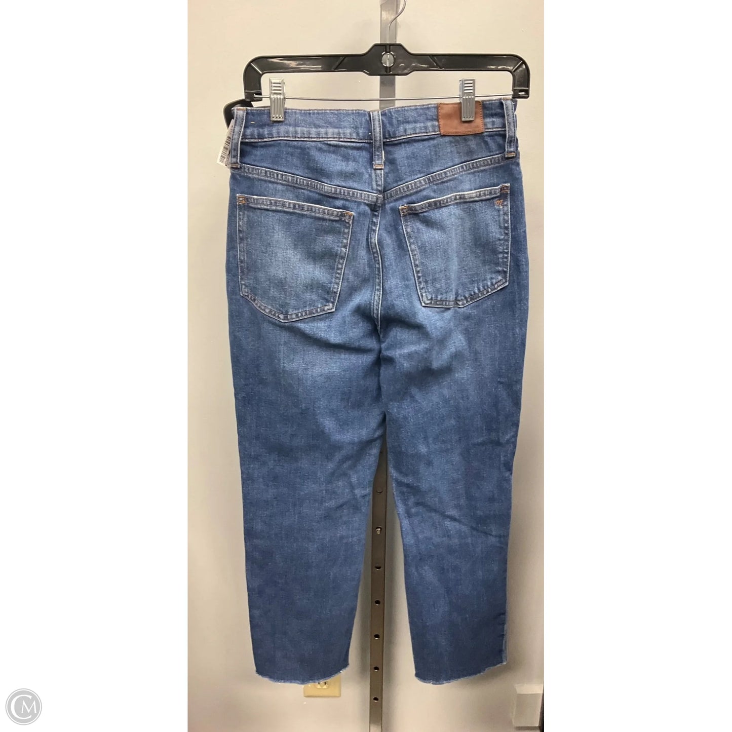 Jeans Cropped By Madewell In Blue Denim, Size: 4