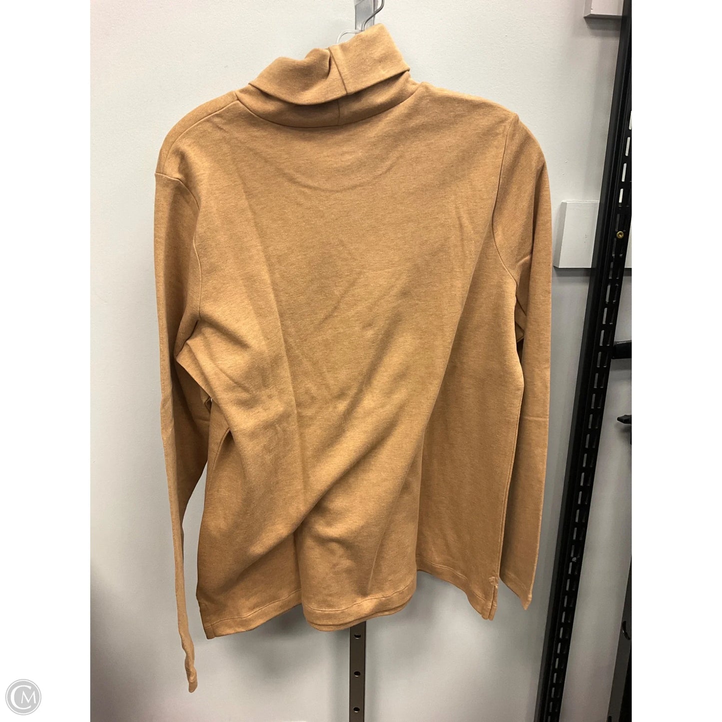 Top Long Sleeve By Lands End In Tan, Size: L
