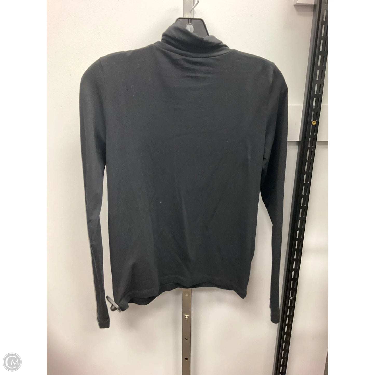 Top Long Sleeve Basic By Loft In Black, Size: S