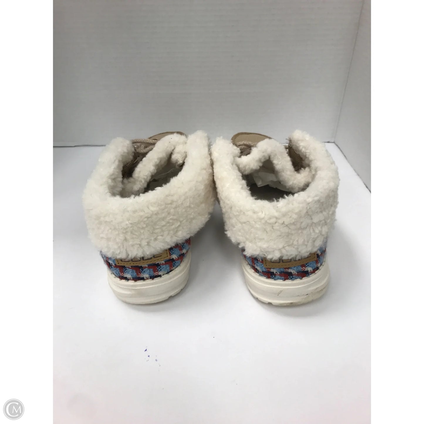 Shoes Flats By Hey Dude In Tan, Size: 11