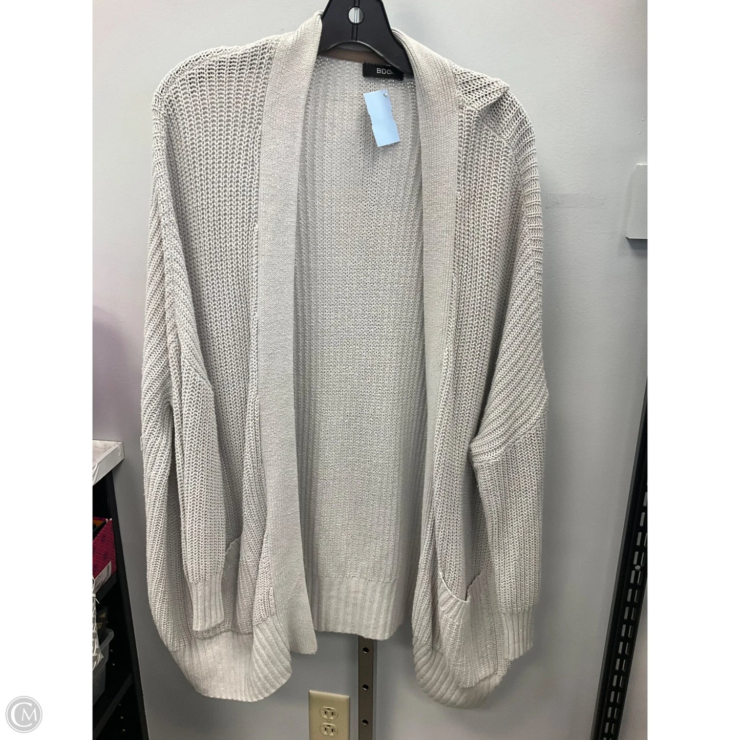 Sweater Cardigan By Bdg In Grey, Size: S
