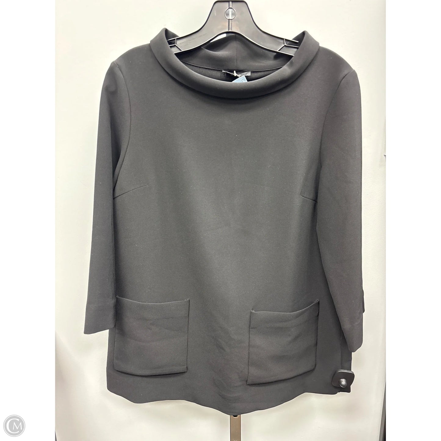 Top 3/4 Sleeve By Cos In Black, Size: M